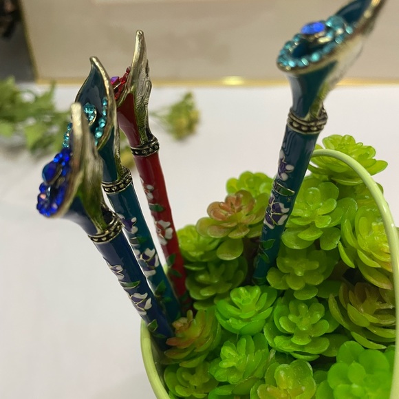 Hair Stick / pin ( Green, Red, Blue) - Picture 6 of 11